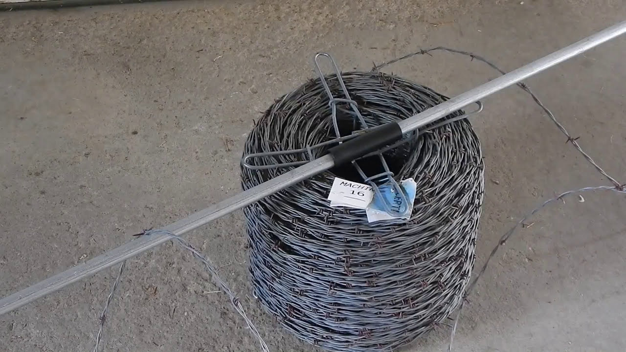 Barbed Wire Carrier Tool, tool to help carry a roll of wire