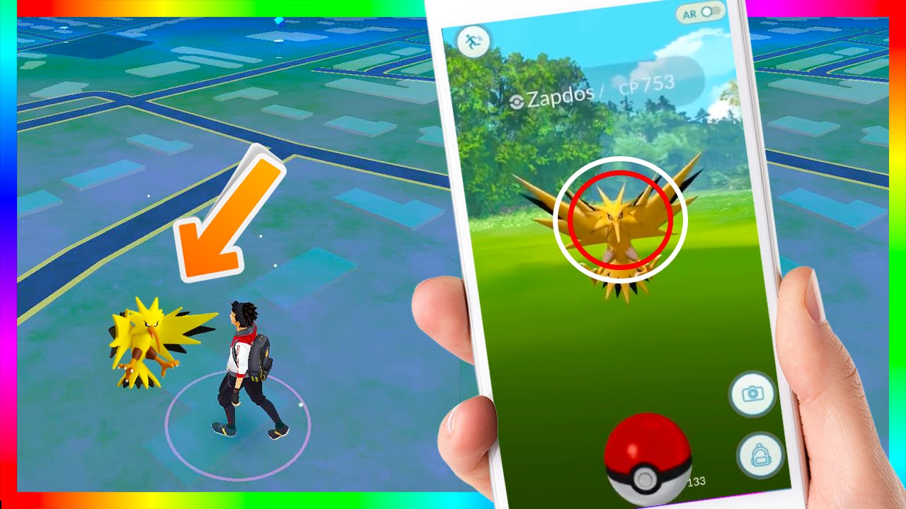 OMG! FIRST ZAPDOS CAUGHT IN POKEMON GO! UNBELIEVABLE! Footage of ZAPDOS Caught in Pokemon Go