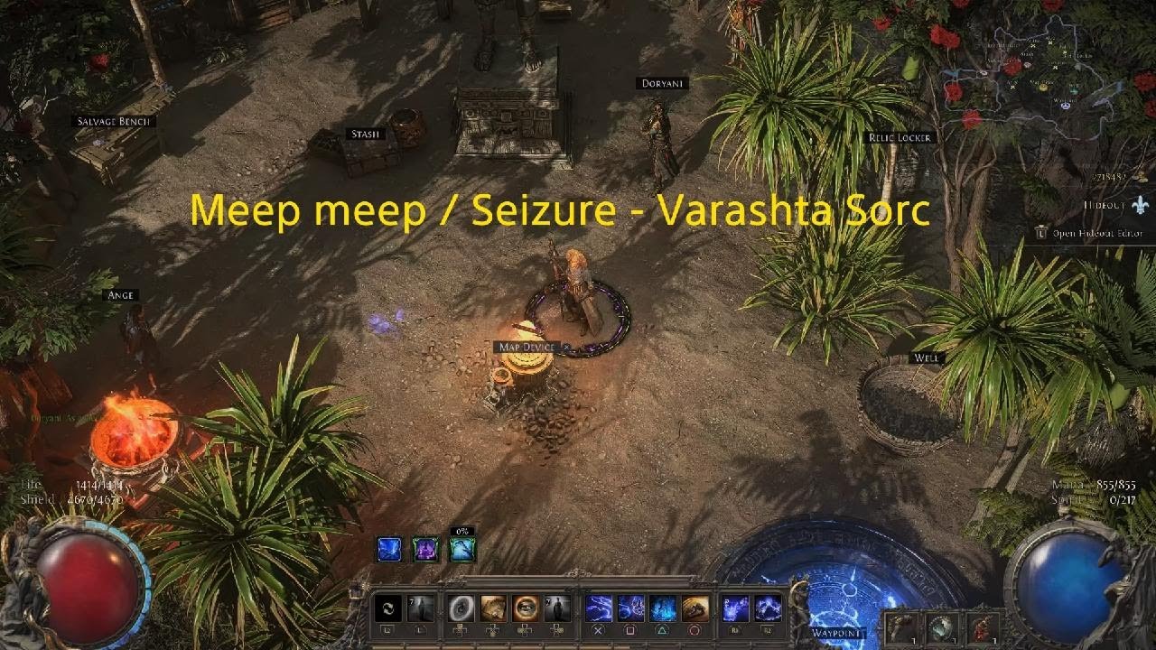 Path of Exile 2 Meep meep/Seizure- Varashta Sorc