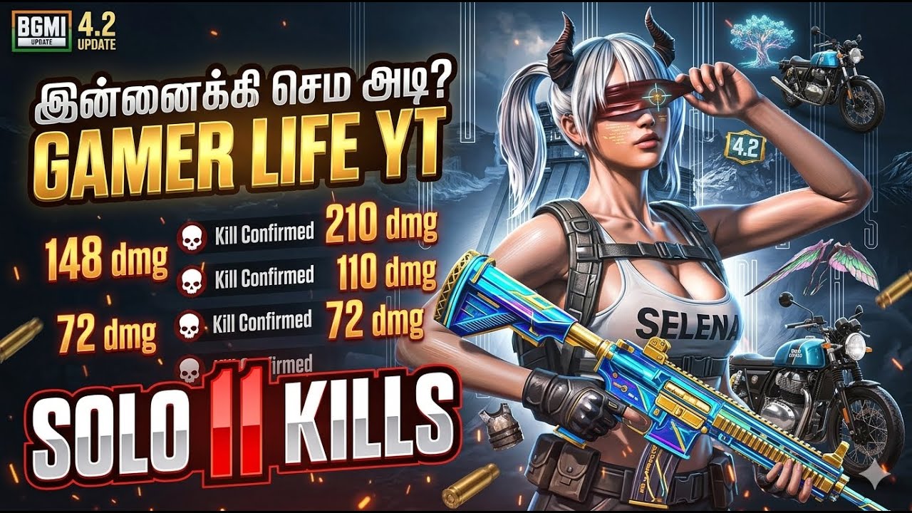 BGMI 4.2 LIVE: Solo 11 KILLS! இன்னைக்கி செம அடி? 💥 Primewood Gameplay ##bgmi #jonathangaming #zoro