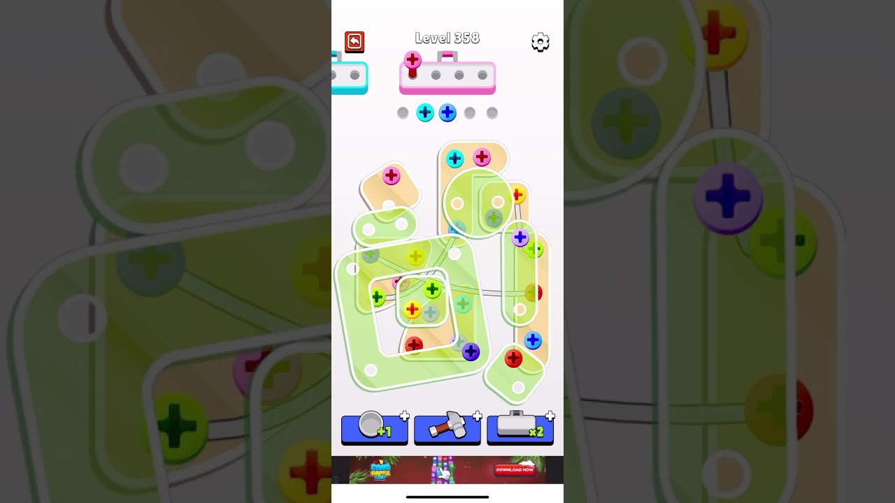 Screw Jam | Level 358 | Game Walkthrough
