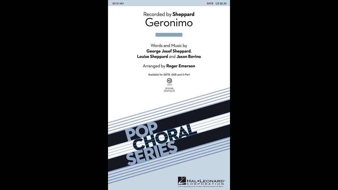 Geronimo (SATB Choir) - Arranged by Roger Emerson