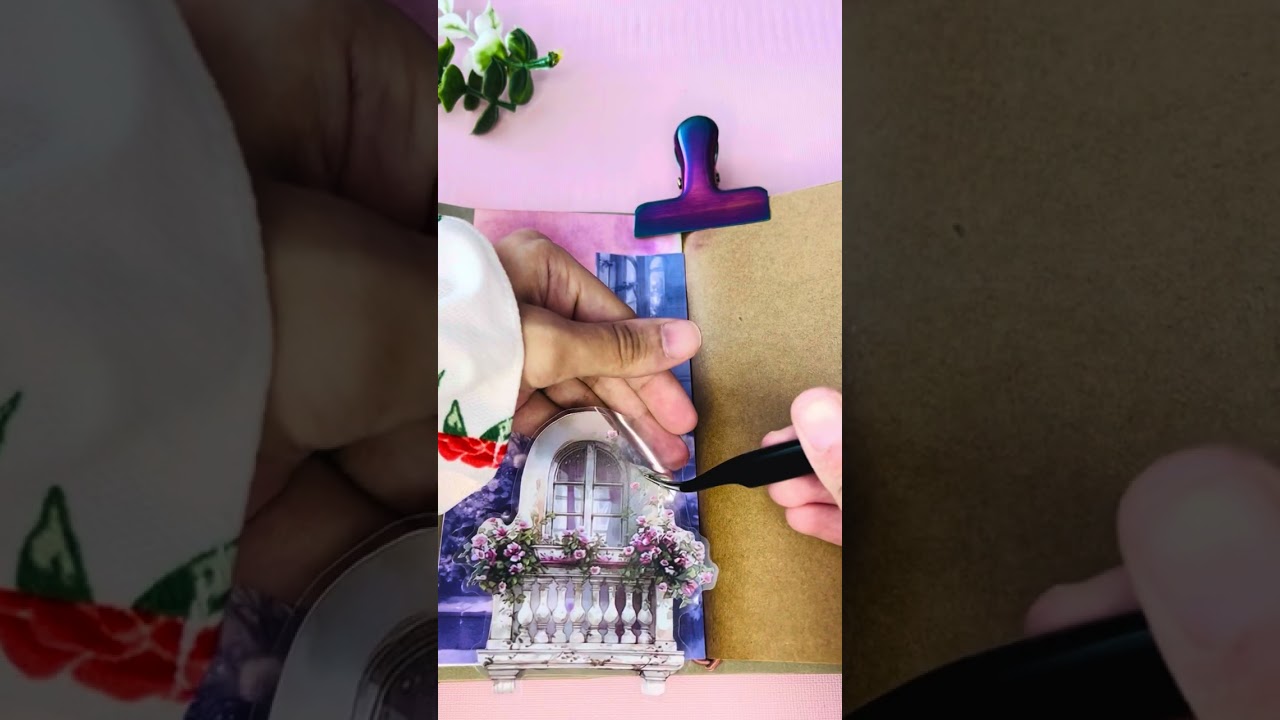 ASMR Scrapbook Journal with Arefe | Satisfying Art