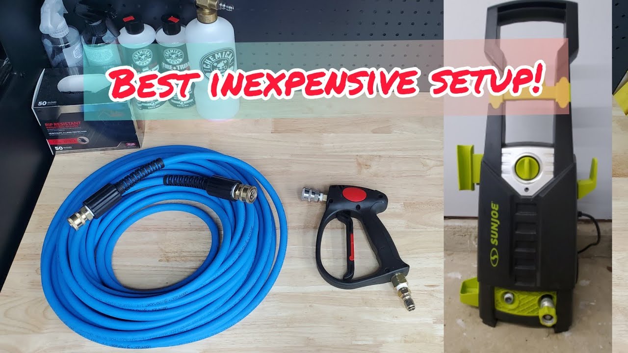 Using the UBERFLEX Kink Resistant hose M22-14 to a M22-15 Sun Joe SPX2598 + AR ANNOVI MV925 Gun