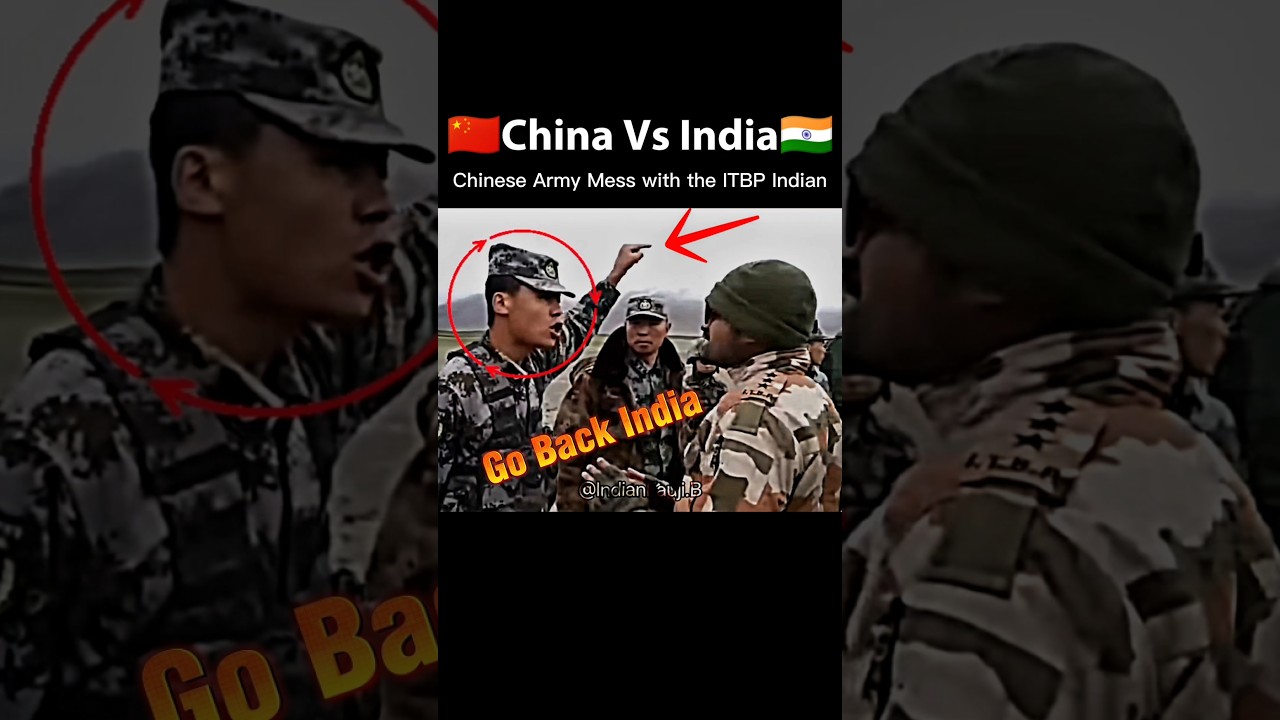 China Vs India🔥☠️ ITBP Power🥶⚔️ #army #china #itbp #power #indianarmy #military