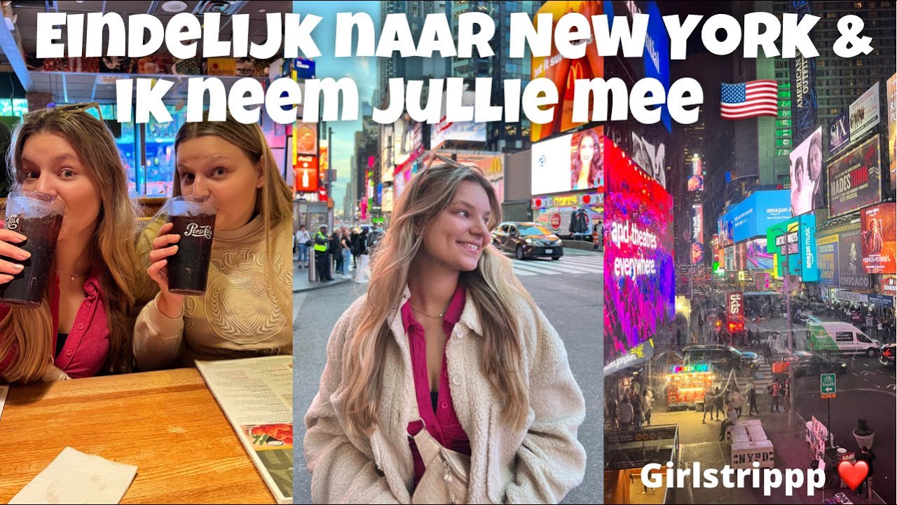EINDELIJK NAAR NEW YORK & IK NEEM JULLIE MEE! 🗽🇺🇸 | Joyce Rikken