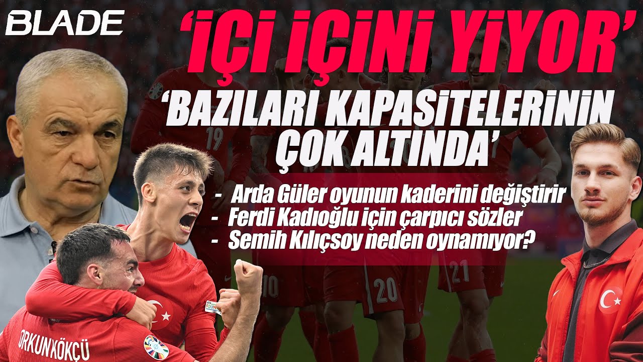 Rıza Çalımbay'dan sert sözler | 'Bazıları kapasitelerinin çok altında' #euro2024