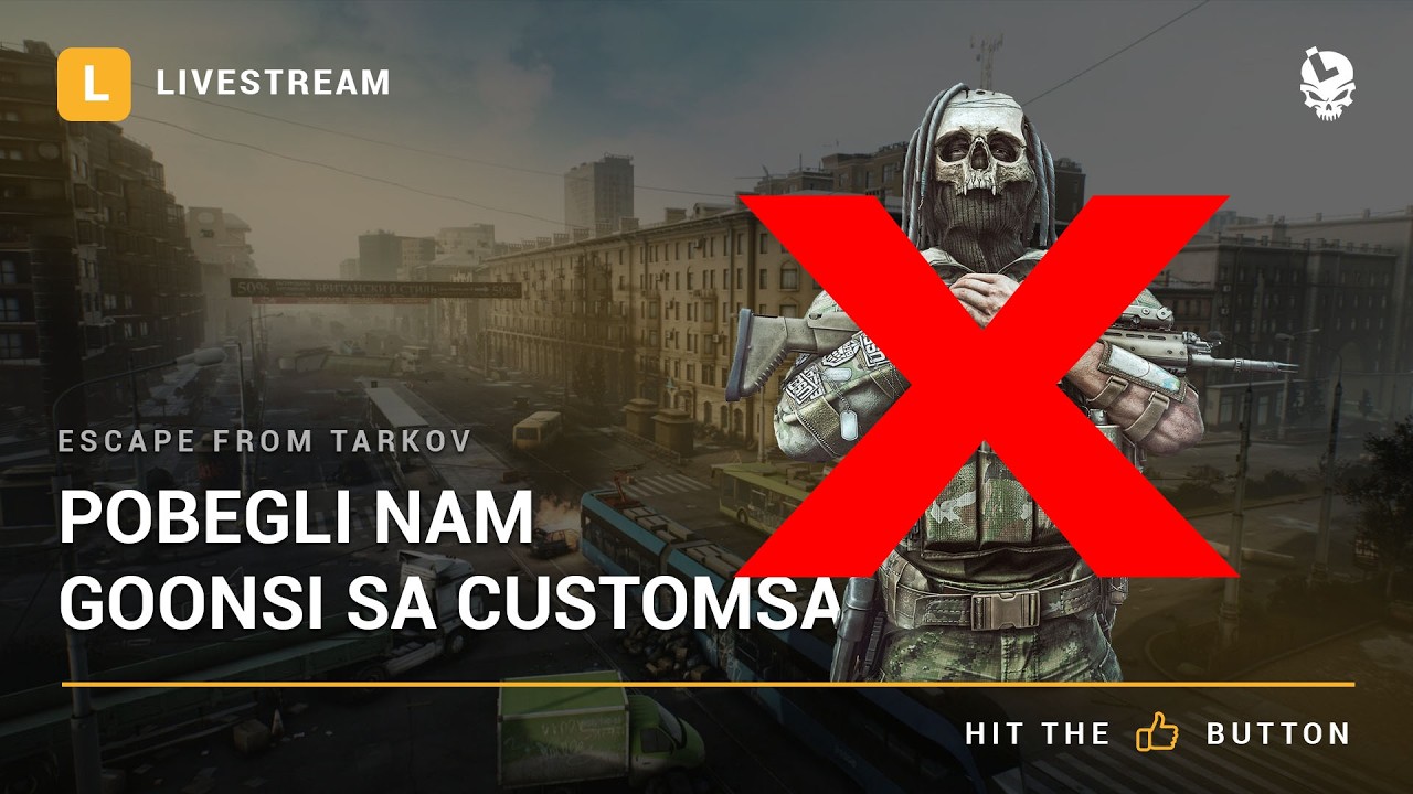 Laponac strimuje - Escape from Tarkov 🔴 Pobegli nam goonsi sa Customsa