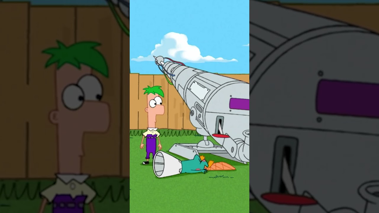 Watch out for the self-destruct button, Perry!  🤯 | Phineas and Ferb | Disney Channel Animation