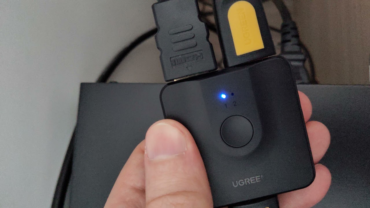 Ugreen CM217 2 port BI - directional HDMI Switcher (переключатель HDMi портов)