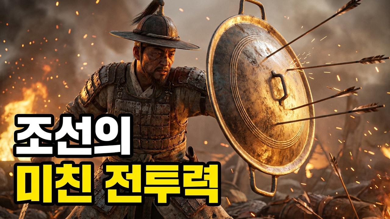 총보다 센 돌+솥뚜껑?! 조선의 미친 전투력💥
