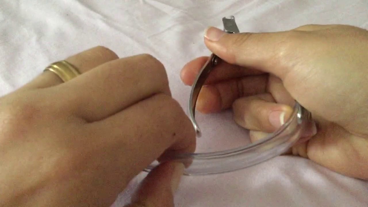 Ideia para substituir a mola do alicate de cutícula