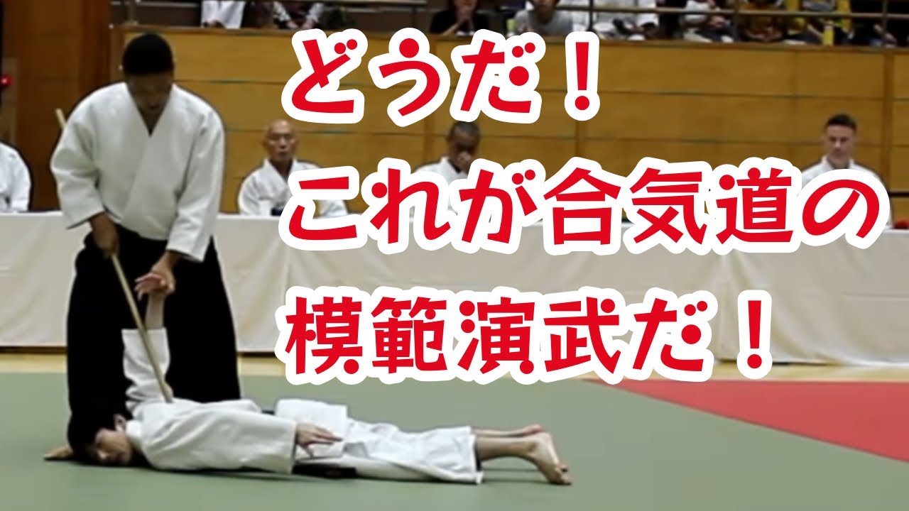 必見‼️塩田剛三の技継承！合気道蒼龍演武大会　模範演武①