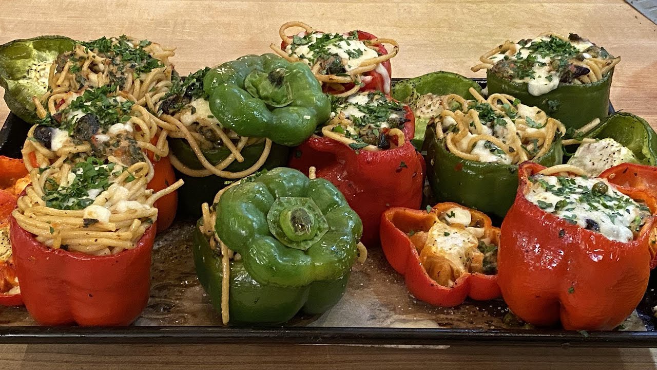 How To Make Pasta-Stuffed Peppers | Italian Recipes | Rachael Ray