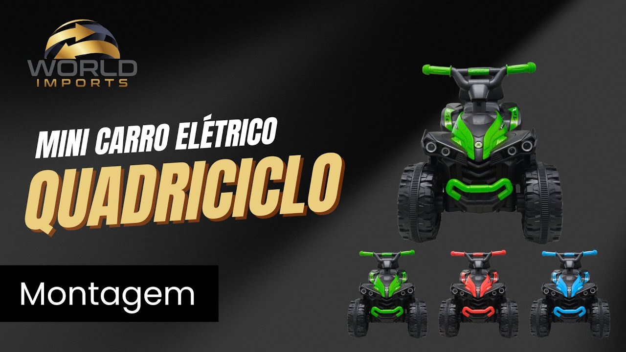 Quadriciclo Elétrico Infantil World Imports - Montagem e Detalhes REF: BFL925A