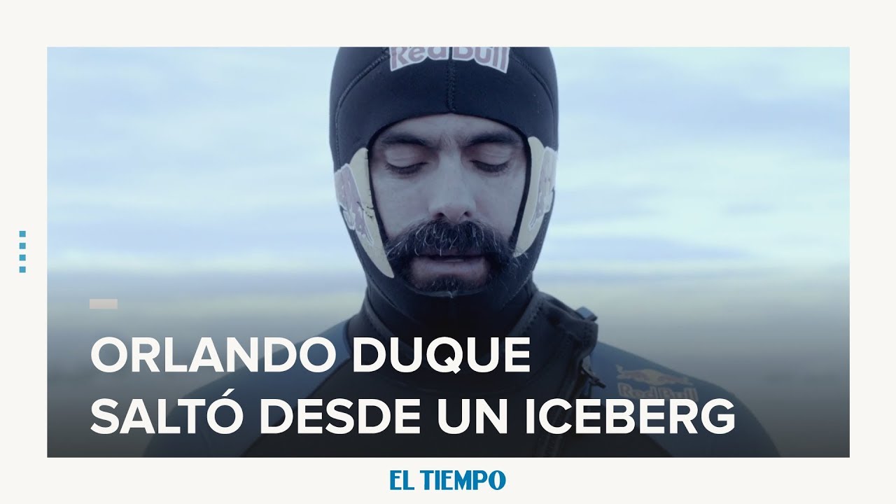 El salto de Orlando Duque desde un iceberg en la Ant&aacute;rtida | EL TIEMPO | CEET