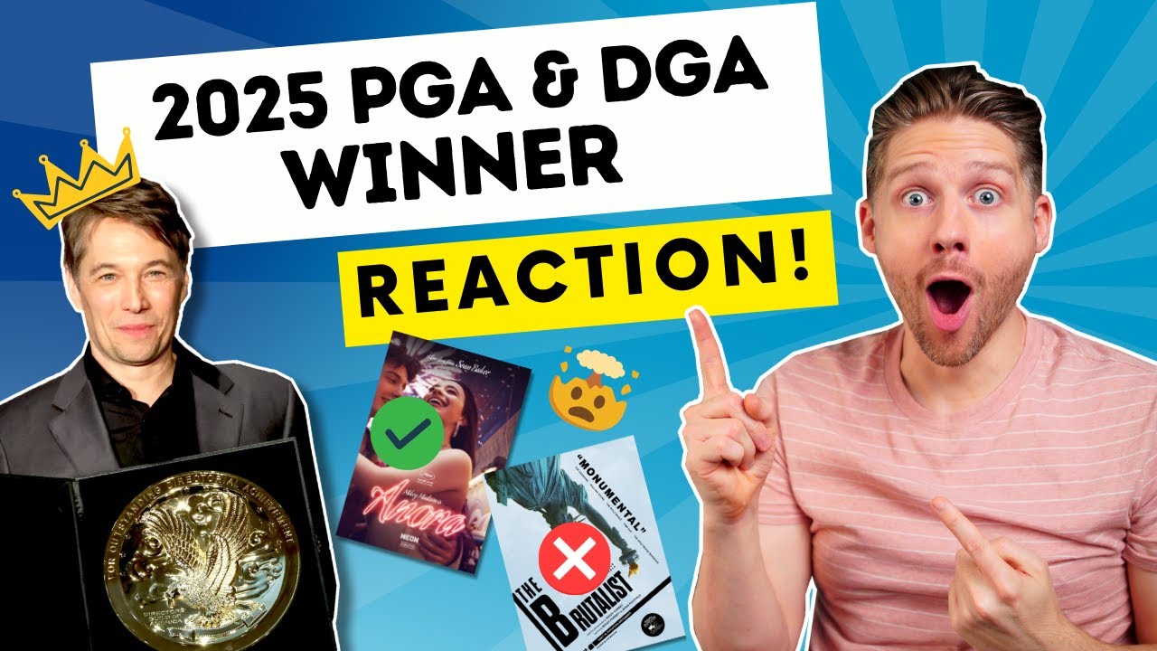 PGA, DGA, & Critics Choice Winner REACTION!  | ANORA has MAJOR Comeback!!!