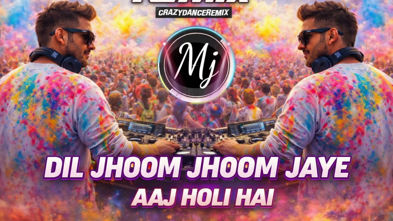 Dil jhoom jhoom jaaye re Aaj Holi hai 2026 DJ remix