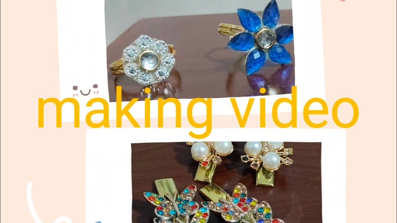 Ring and aligator clip making video# making video#how to make aligatorclip#@Simplymomentsss
