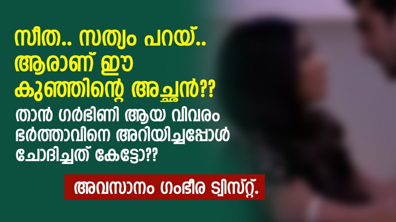 സീത.. സത്യം പറയ്.. ആരാണ് ഈ കുഞ്ഞിന്റെ അച്ഛൻ | PRANAYAMAZHA STORY | MALAYALAM STORYTELLER