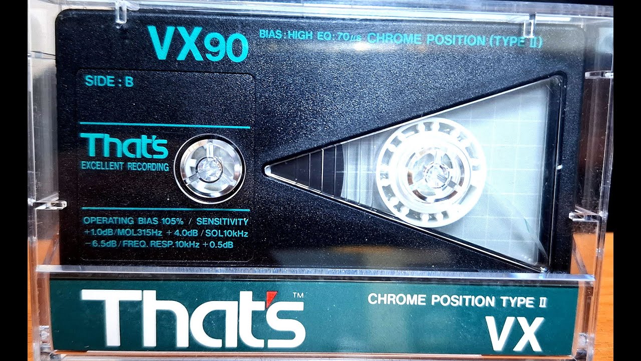 Обзор и тест кассеты That's VX (1989)