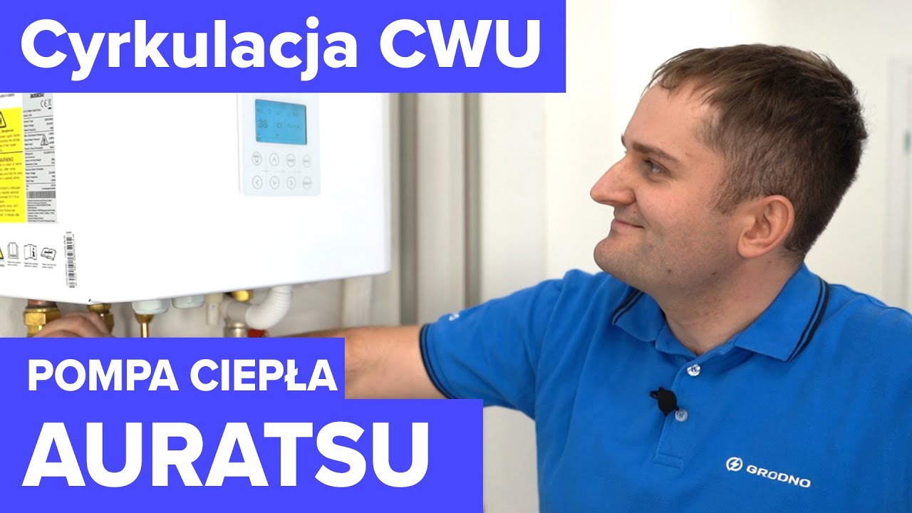Jak ustawić harmonogram działania pompy cyrkulacyjnej CWU w pompie ciepła AURATSU?