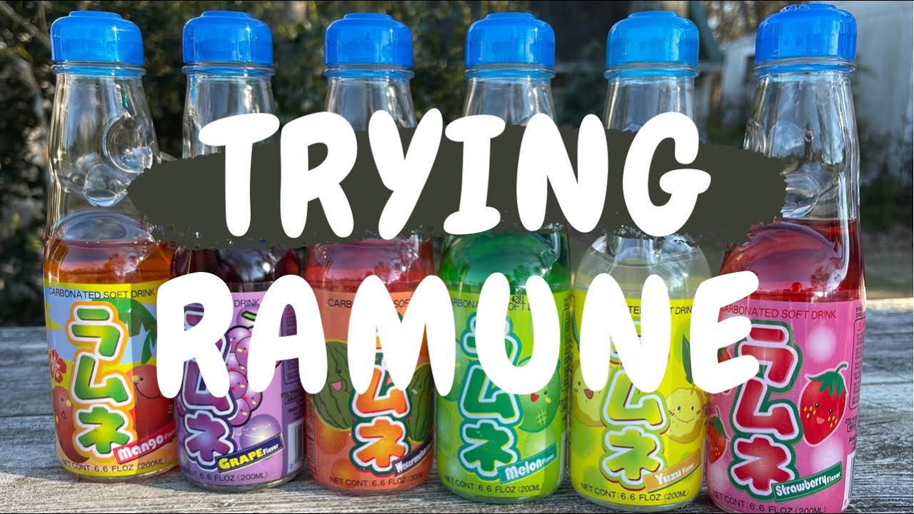 Trying Different Ramune Flavors!