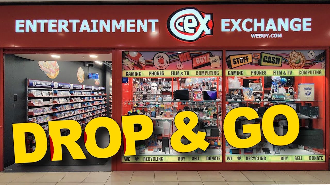Selling at CEX Entertainment Exchange using Drop & Go , how did it all go. Retro Games