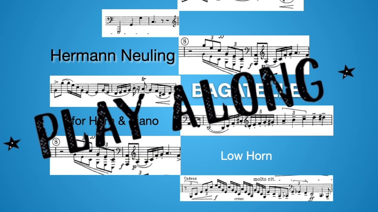 H. Neuling .-  BAGATELLE - .  Play Along