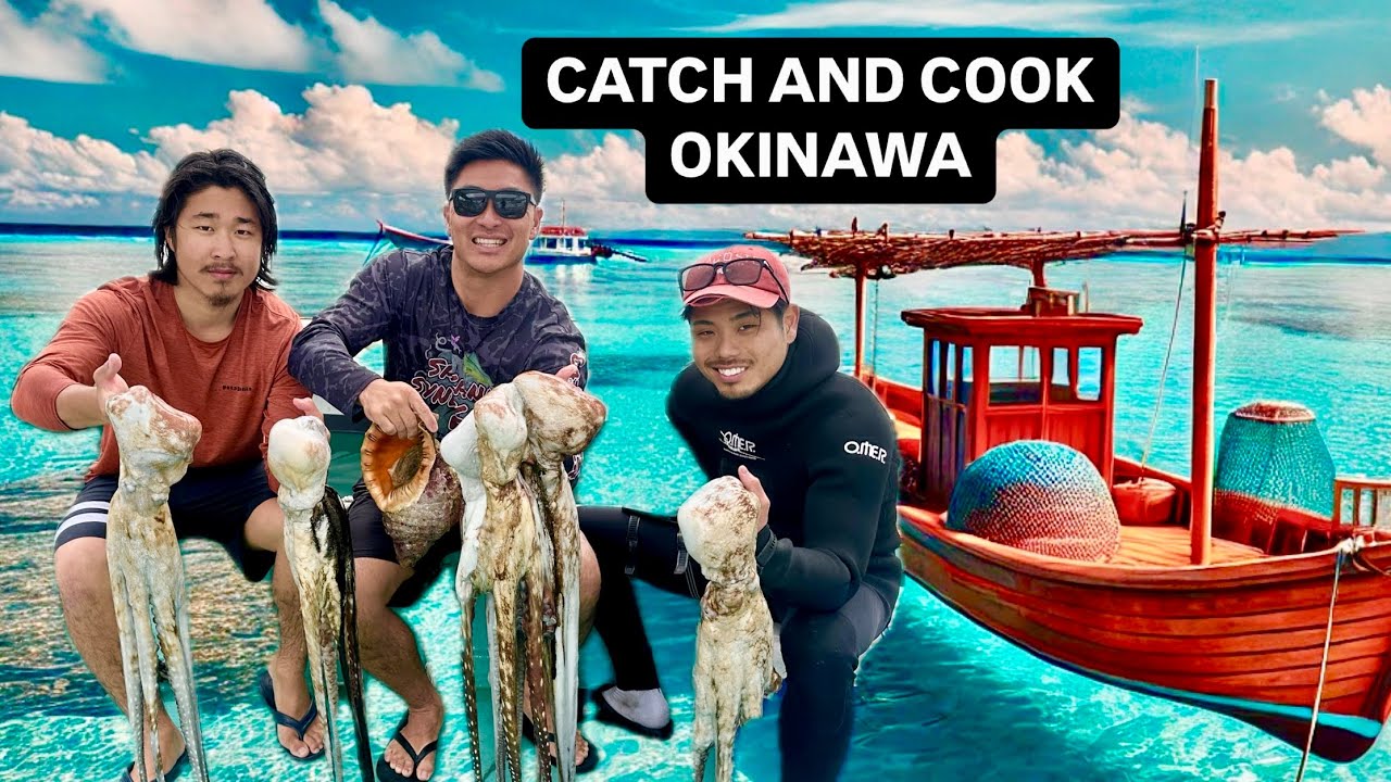 SPEARFISHING remote islands in OKINAWA! | CATCH COOK CREATE