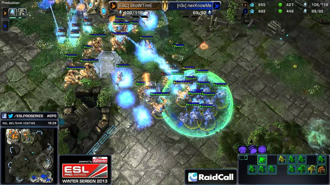 #252 ShowTime(P) vs. KnowMe(P) - EPS Winter 2013 Cup #2 StarCraft II Heart of the Swarm Video