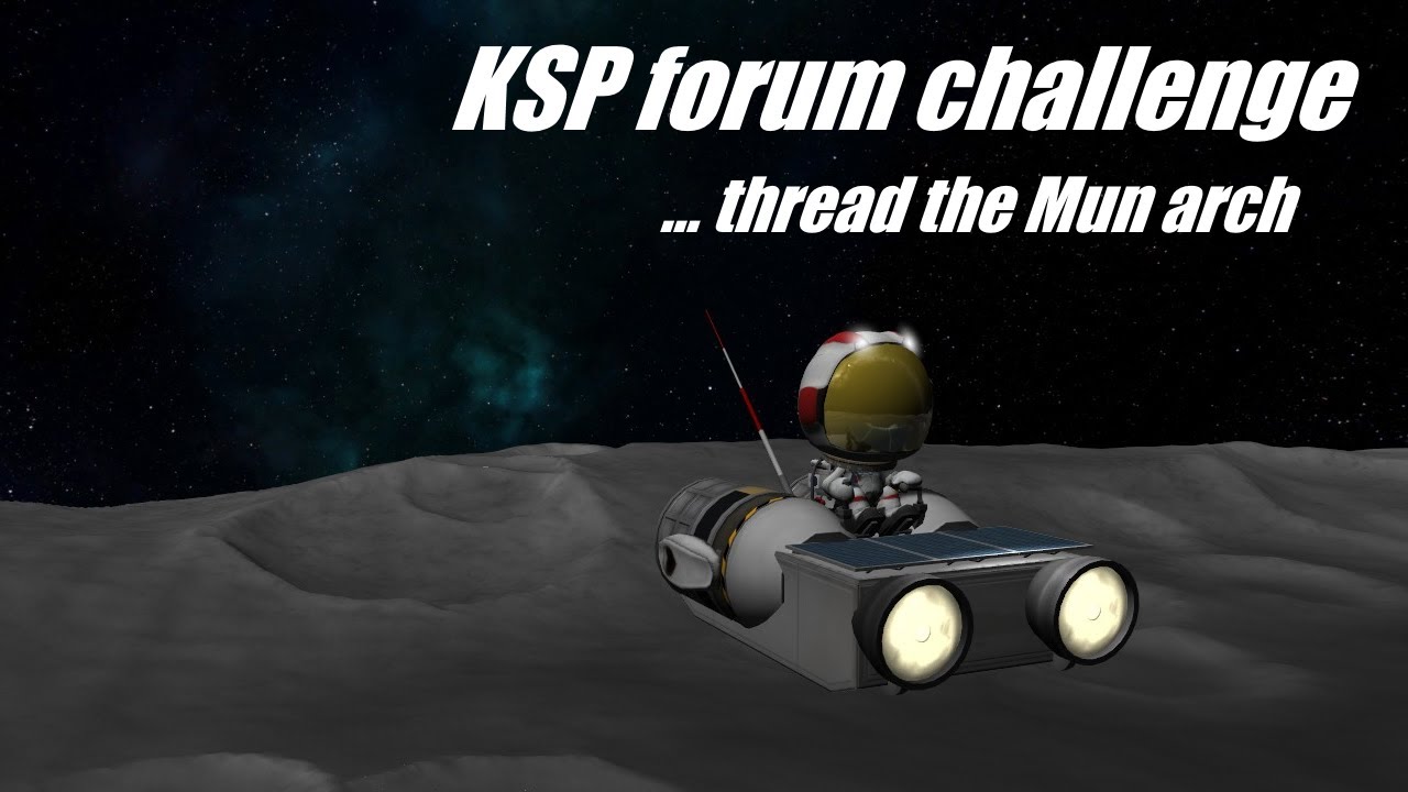 KSP Mun arch challenge