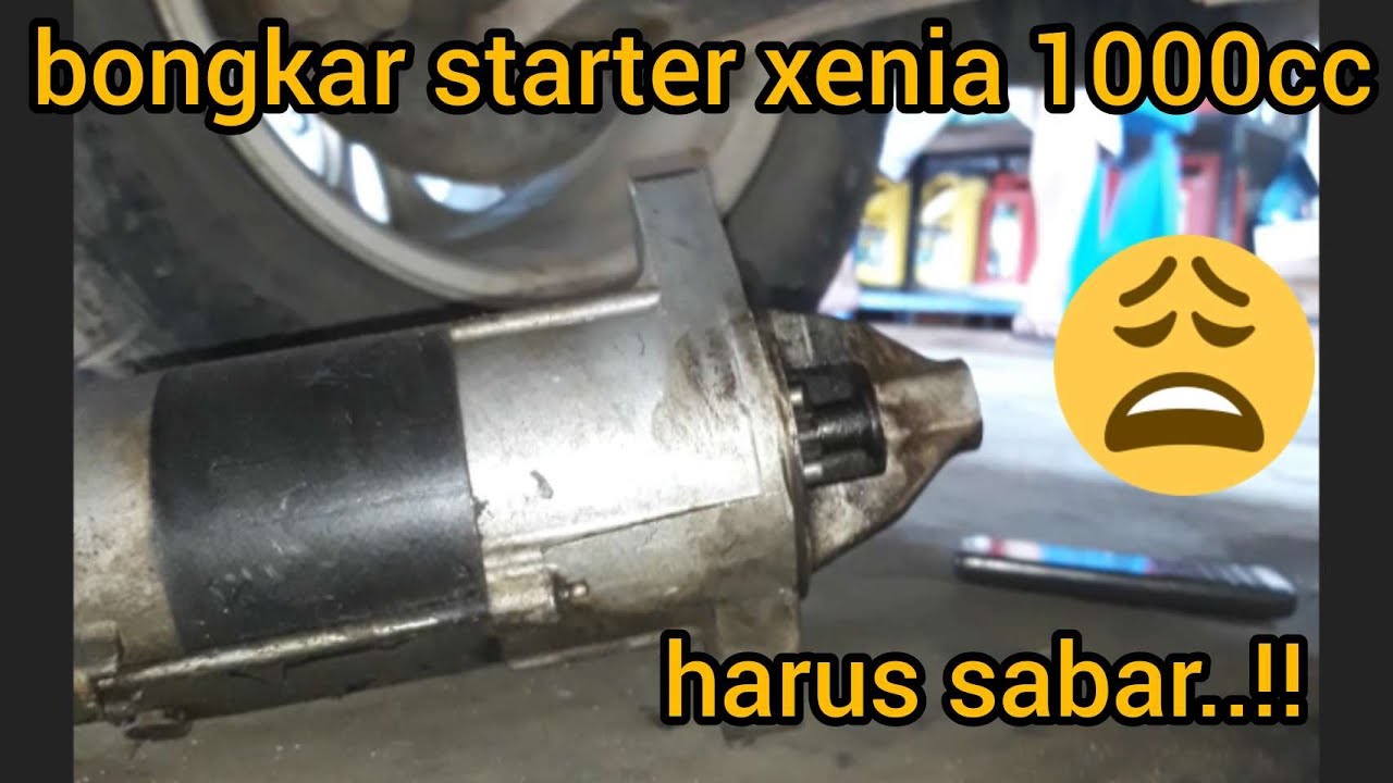 cara membuka / servis dinamo starter Xenia 1000cc 2007