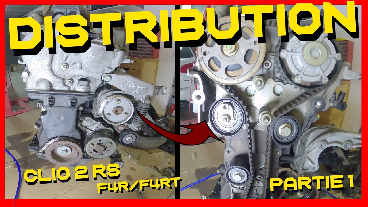 La Distribution de la Clio 2 RS - F4R(t) - 2 min méca (Partie 1)