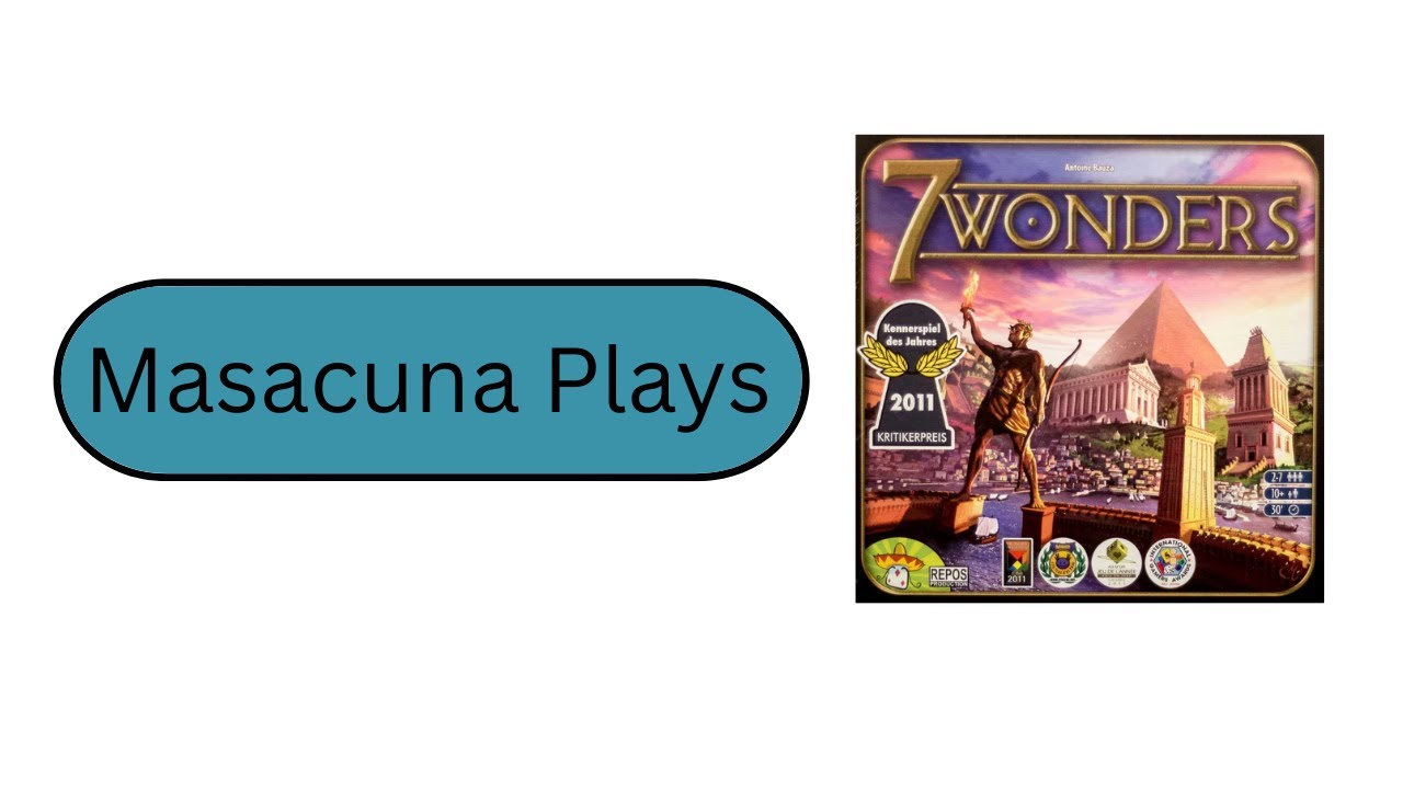 7 Wonders Playthrough I teach how not to play (Last place finish)