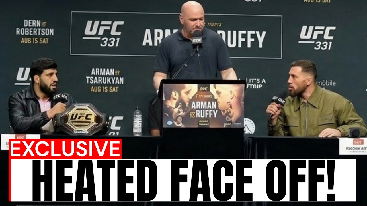 Arman Tsarukyan vs Mauricio Ruffy &mdash; HEATED Face Off! | UFC 331 😱