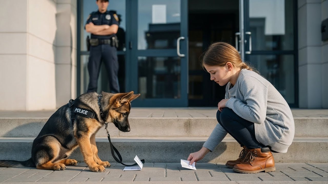 A Little Girl Left Notes for a Police Dog Every Morning One Finally Revealed the Danger