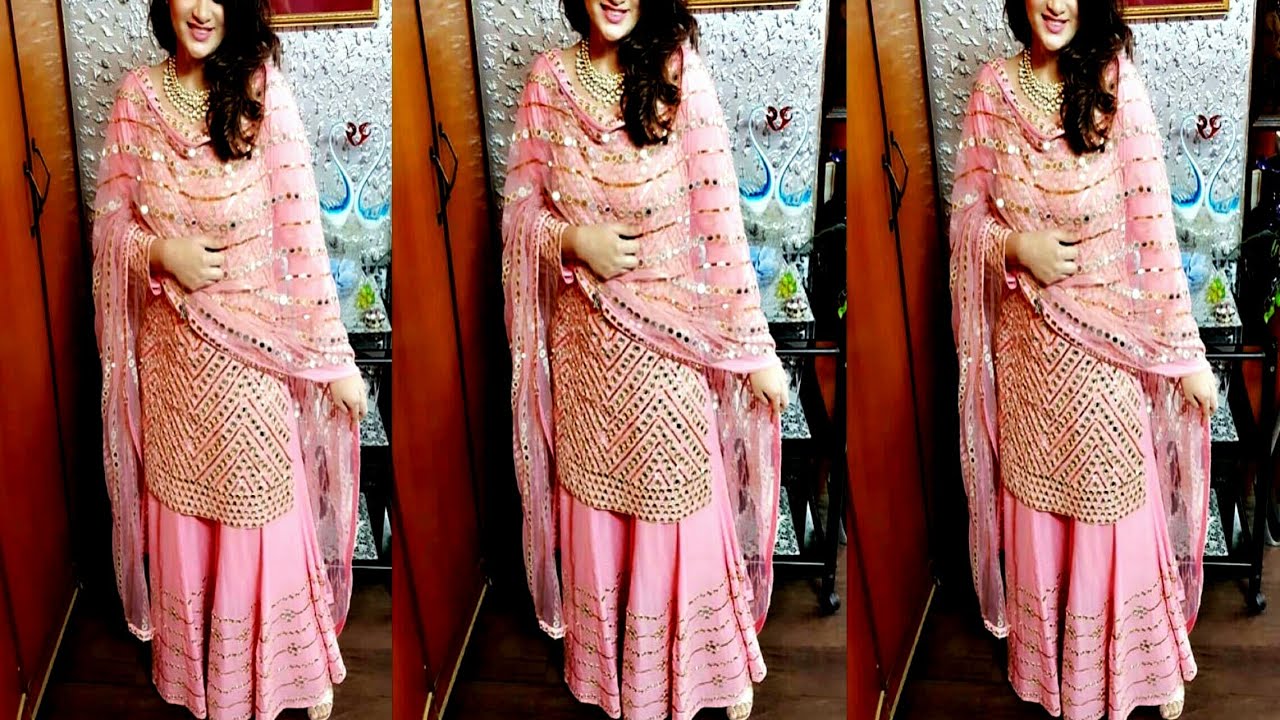 नई दुल्हन के लिए long kurti with skirt/ #fashion #stylingtips/indo western/stylish and attractive