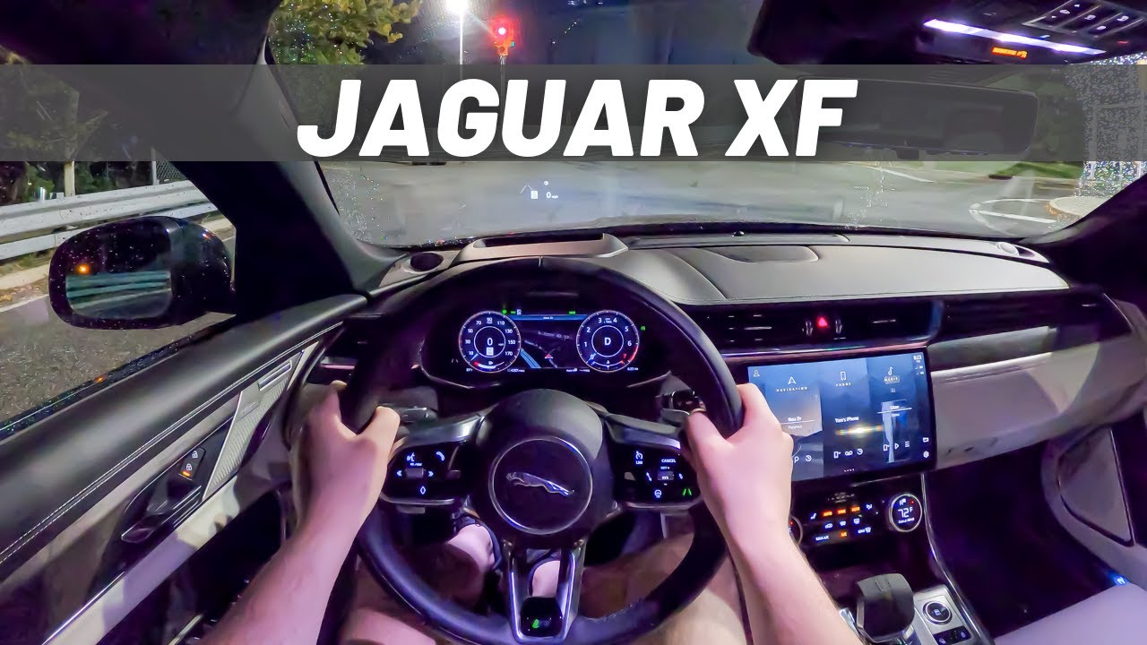 2021 Jaguar XF | POV Night Drive