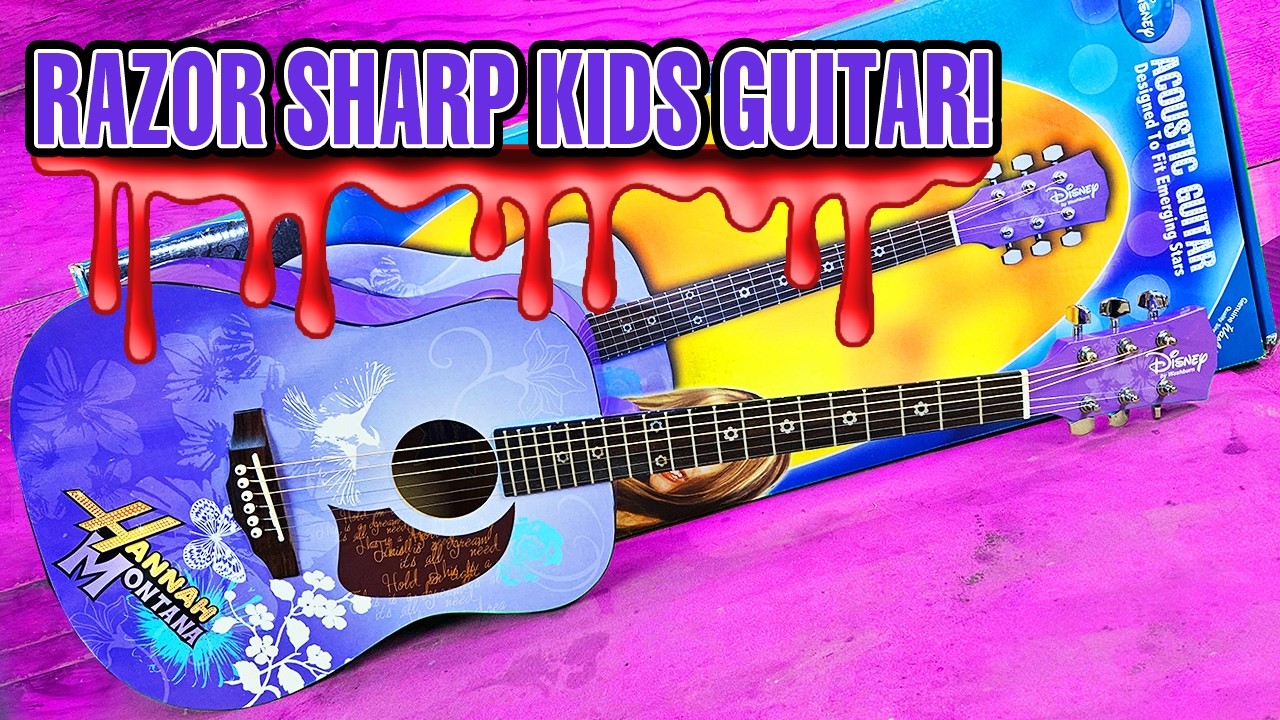 A Hannah Montana Guitar Hazard!