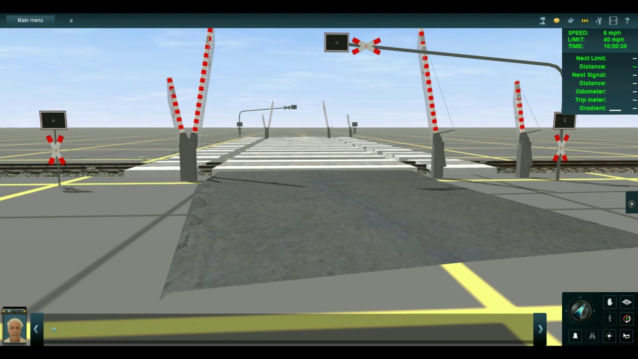 Trainz German Level Crossing (Trainz-Bahn&uuml;bergang)
