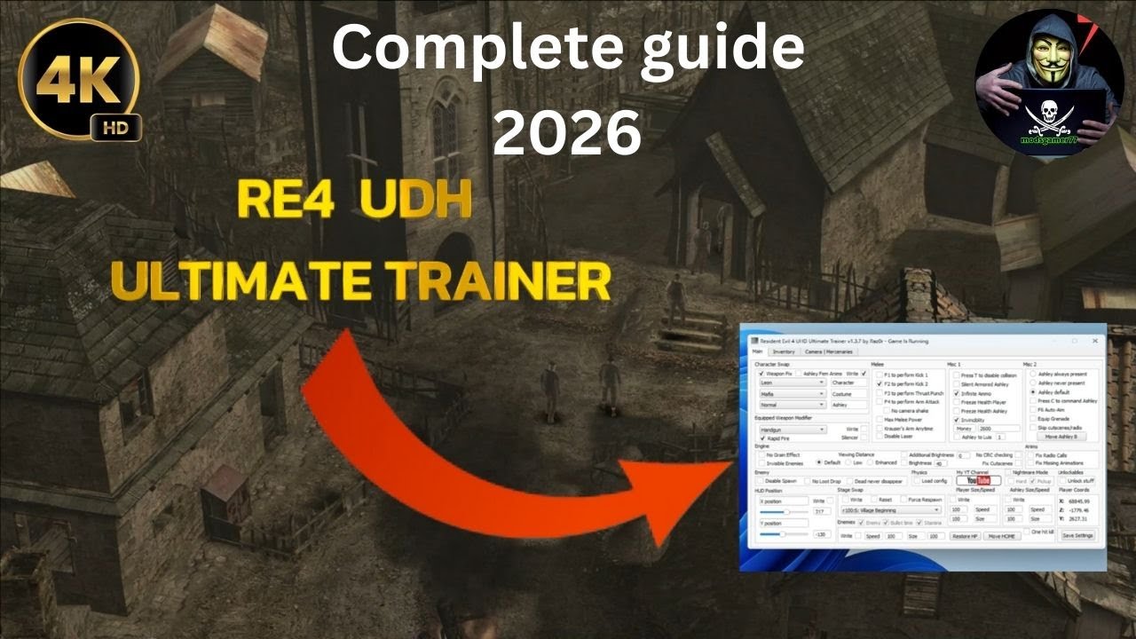 🎮 Как установить и использовать RE4 UHD Ultimate Trainer | Инструкция по Resident Evil 4 на ПК @m...