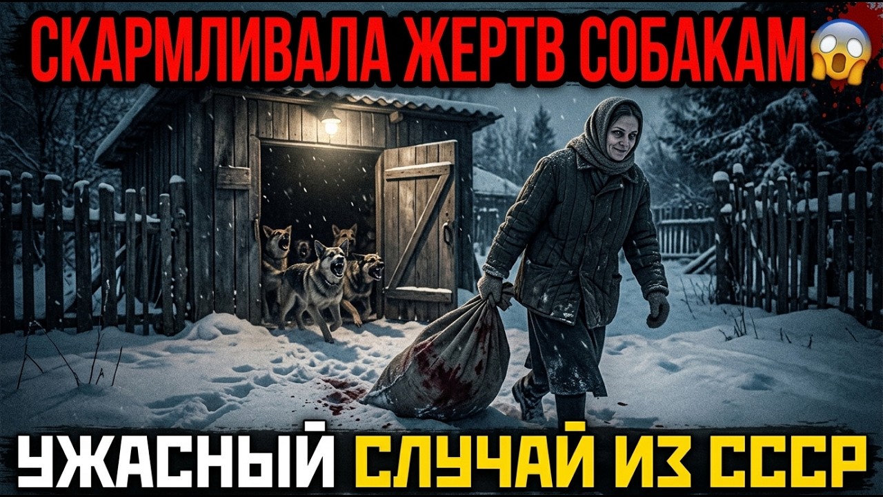 Ужасный случай из СССР. Скармливала жертв собакам. Тру крайм
