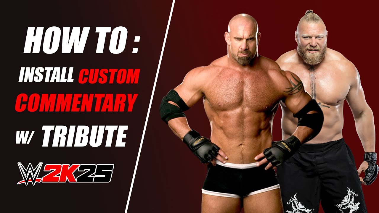 WWE 2K25 Commentary Mods Tutorial | How to Install with Tribute Tool (Step by Step Guide)