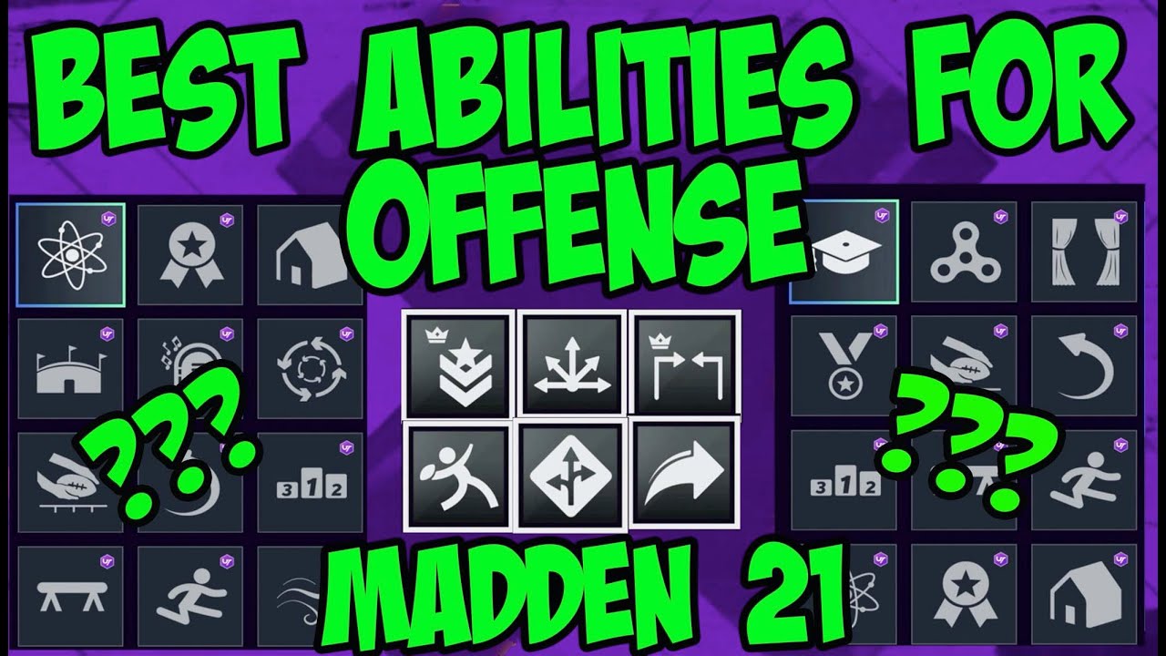 BEST ABILITIES TO USE FOR OFFENSE IN MADDEN 21 ULTIMATE TEAM SUPERSTAR X FACTOR SERIES 3 THE 50