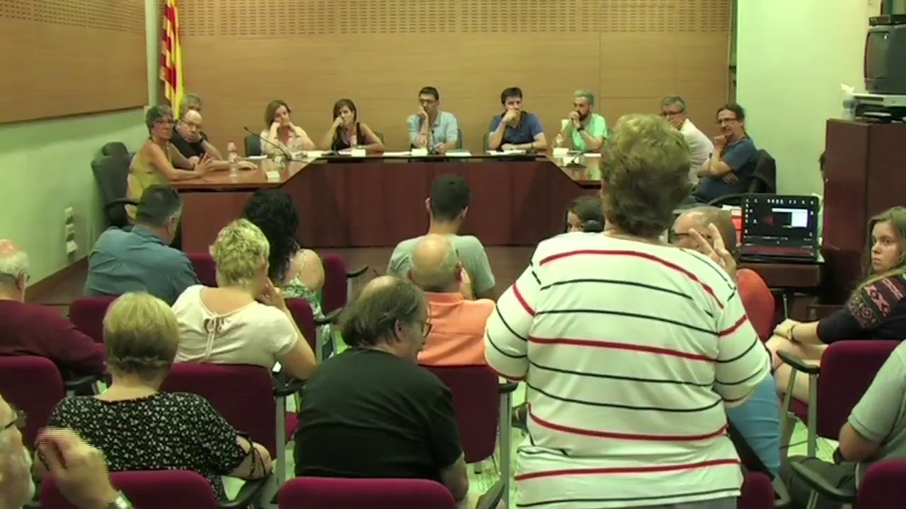 Emissió en directe de: Ple ordinari 25 de juliol del 2017