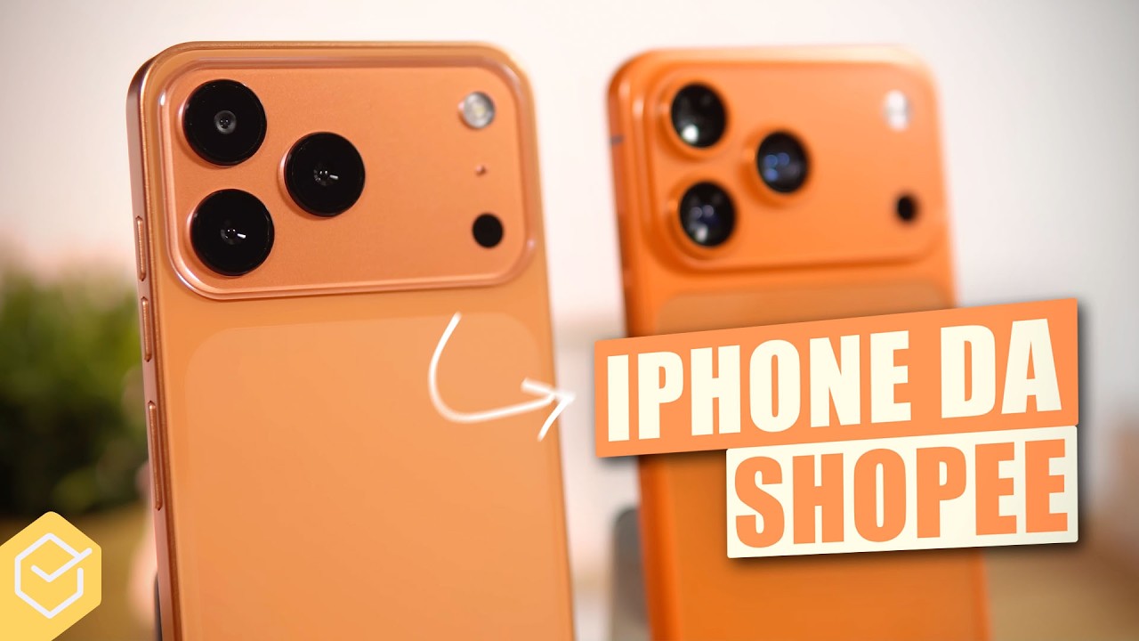 COMPREI o TAL IPHONE 17 PRO MAX de R$399,90 da SHOPEE! é MELHOR do que eu ESPERAVA!?