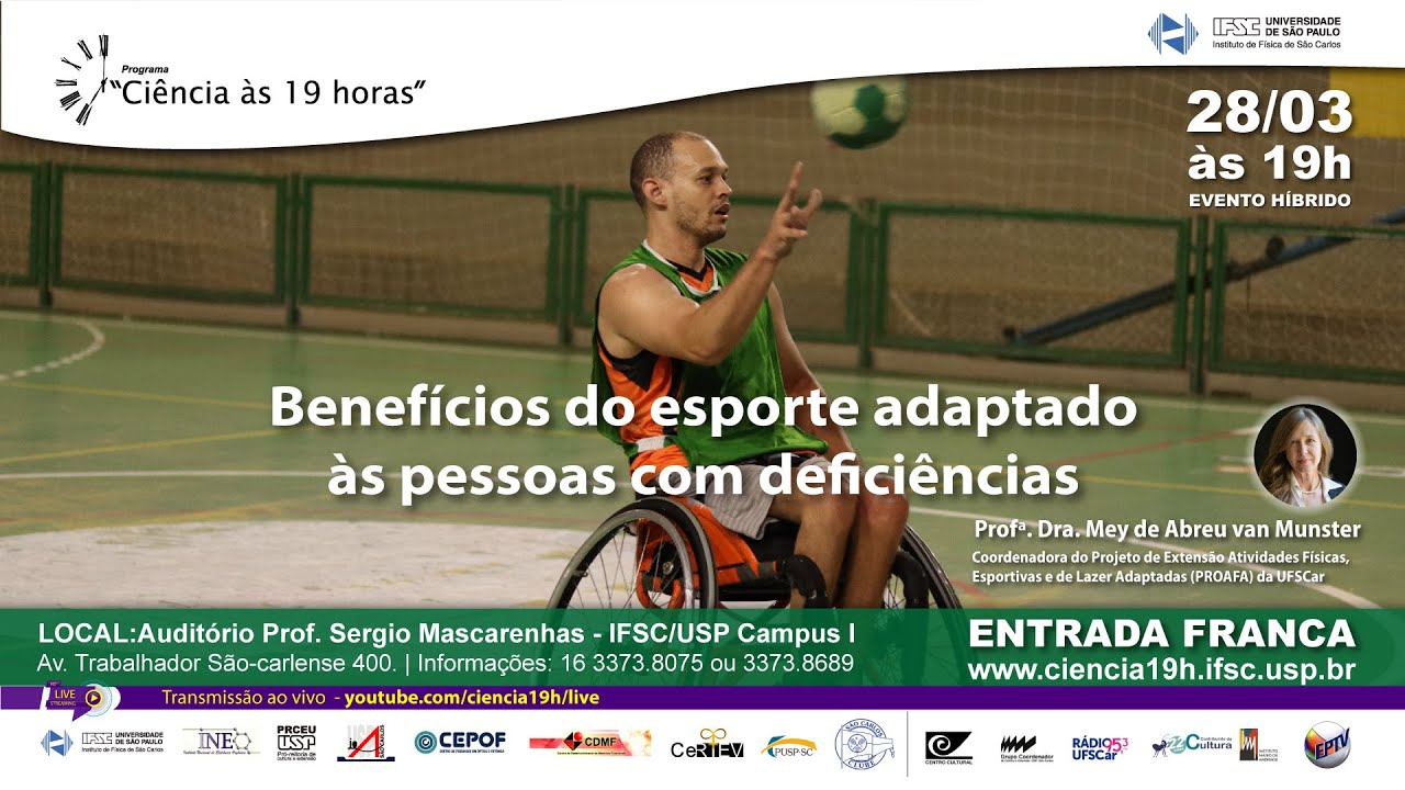 Benefícios do esporte adaptado às pessoas com deficiências