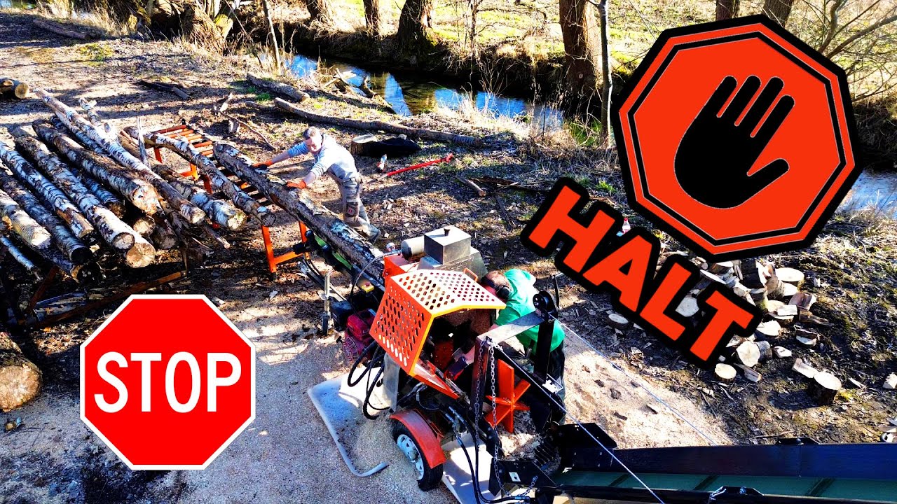 Ich werde auf meinem Holzplatz zukünftig NICHT MEHR ARBEITEN