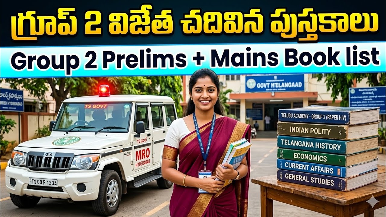 గ్రూప్ 2 విజేత భాగ్యలక్ష్మి గారి Book list , APPSC GROUP 2 toppers book list #appscgroup2 #appsc 